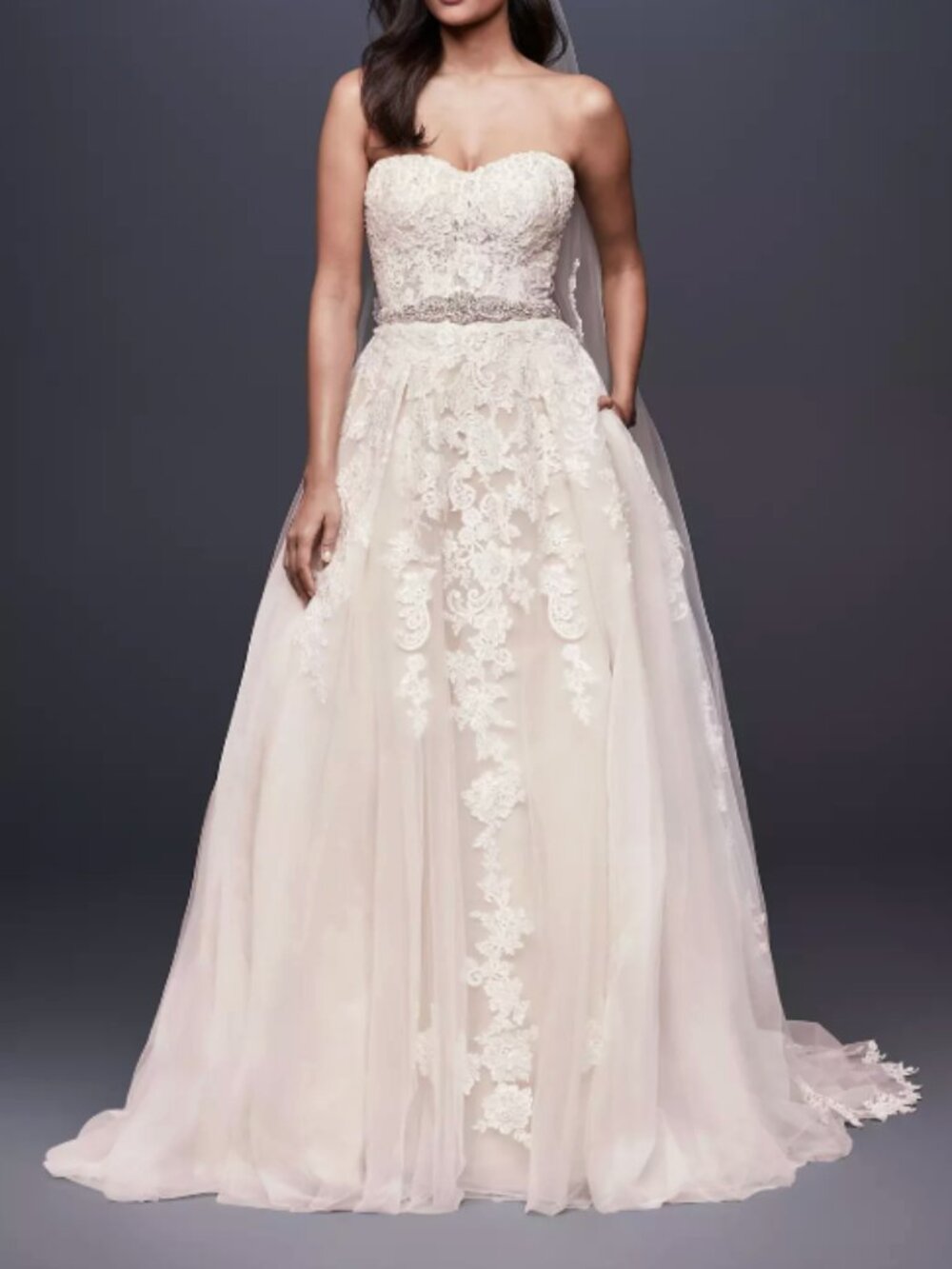 NWT David's Bridal Collection Wedding Dress 10012656